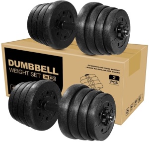 BESPORTBLE Adjustable Dumbbells with Total 66LB. New with damaged box