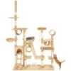 96in Multi-Level Cat Tree Scratcher Condo Palace Play Furniture w/ Cubbies, Ropes&nbsp;
