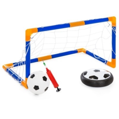 Air Power Light Up Hover Disk Soccer Set w/ Power Soccer, Pump, Ball, Goal&nbsp;
