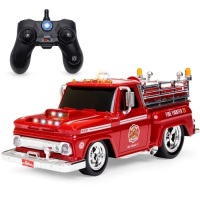 2.4GHz Remote Control Fire Engine Truck w/ Lights, Rechargeable Batteries, USB Cable&nbsp;