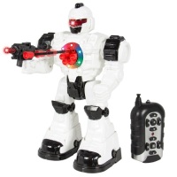 Lot of (2)&nbsp;Kids Remote Control Fight Battle Robot Toy w/ Walking, Dancing, Shooting Actions, Lights, Sounds