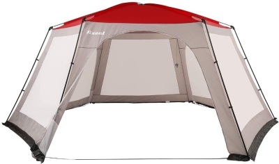 Reabeam Portable Gazebo Tent with Mesh Walls, 19' x 19' - Appears New 