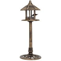 Standing Pedestal Bird Feeder, Outdoor D&eacute;cor for Garden