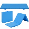 6x2ft Tri-Fold Foam Exercise Gym Floor Mat for Yoga, Aerobics, Martial Arts w/ Handles 