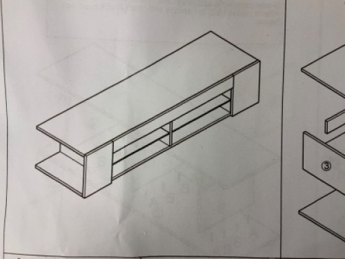 Tv Stand, E-Commerce Return, Sold as is