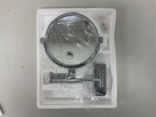 Wall Mount Cosmetic Mirror, Appears New, Sold as is