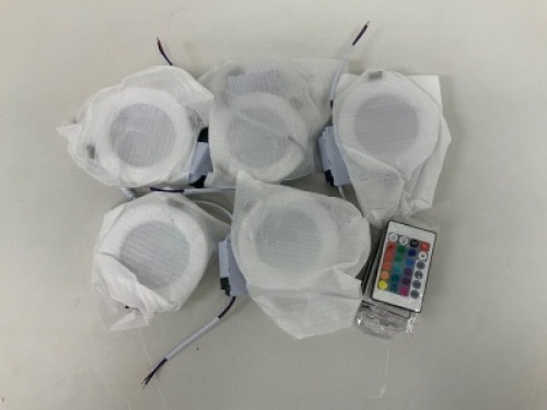Lot of (5) Recessed Ceiling Lights, E-Commerce Return, Sold as is