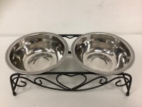 Pet Food Tray, New w/ Damage