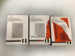 Lot of (3) Doorbell Chime for Nest Hello Doorbell/Arlo Video Doorbell, Appears new, Sold as is