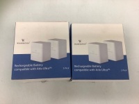 Lot of (2) Rechargeable Battery for Arlo Ultra, Appears New, Sold as is