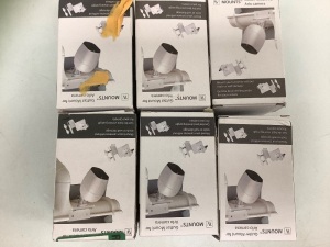 Lot of (6) Gutter Mounts for Arlo Camera, Appears new, Sold as is