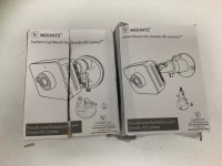 Lot of (2)&nbsp;Metal Mounts for Zmodo HD Camera, Appears New, Sold as is