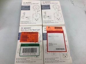 Lot of (4) Wall Mount for Nest Cam, Appears New, Sold as is