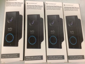 Lot of (4) Horizontal Wall Mount for Eufy Doorbell, Appears New, Sold as is