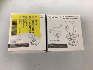 Lot of (2) AC Outlet Mount for Kasa Spot Indoor, Appears New, Sold as is