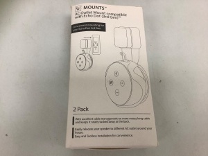 AC Outlet Mount for Echo Dot, Appears New, Sold as is