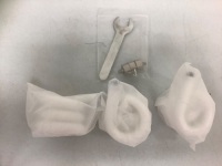Lot of (3) Adjustable Gooseneck-Like Twist Mount for Zmodo Camera, Appears New, Sold as is