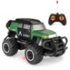 Lot of (3) 1/43 Scale Mini Off-Road 4x4 Military Remote Control Monster Truck Toy w/ Lights&nbsp;