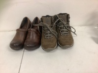 Lot of (2) Womens Shoes, Merrell 7, B.O.C. 6.5M, E-Commerce Return, Sold as is