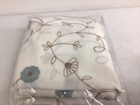 Lot of (2) Curtain Panels 92" L, Appears New, Sold as is