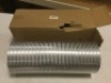 Awoco 8 Inches Diameter x 6 Feet Long Semi-Rigid Flexible Aluminum Duct. NEW