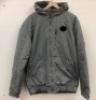 Mens Hooded Jacket, L Tall, New w/ Undone Seam on Collar, Sold as is