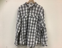 Columbia Plaid Button Up, XL, E-Comm Return w/ Small Stain