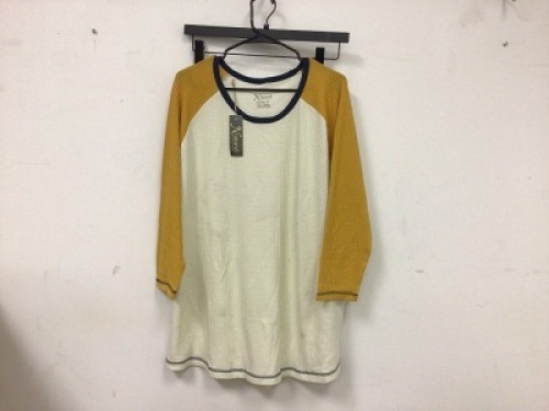 Natural Reflections Womens Raglan Shirt, 1X, Appears New, Sold as is