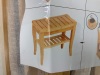 Small Bamboo Bathroom Side Table, New