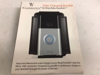 Solar Charging Bracket for Ring Video Doorbell 1, Appears new, Sold as is