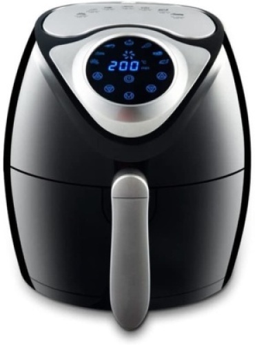 2.7qt Non-Stick Heated Rapid Air Technology Digital Electric Air Fryer&nbsp;w/ LCD Display, 7 Temperature, Time Settings&nbsp;
