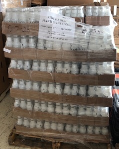 Pallet of Hand Sanitizer Bottles, Appears New, Sold as is