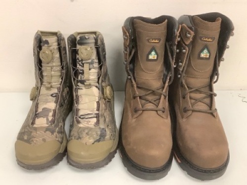 Lot of (2) Mens Boots, E-Comm Return