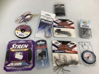 Lot of (10) Assorted Fishing Accessories, E-Comm Return&nbsp;