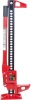 Big Red Torin 33" Ratcheting Off Road Utility Farm Jack, 3 Ton Capacity, Red - Appears New in Damaged Box 