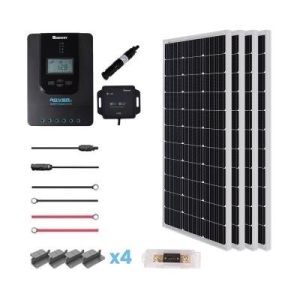 Renogy New 400-Watt 12-Volt Mono Solar Premium Kit for Off-Grid Solar System