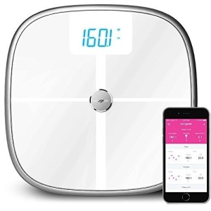 Koogeek Bluetooth Wifi Smart Scale, 8 Body Statistics Measurement, 16 Users Recognition