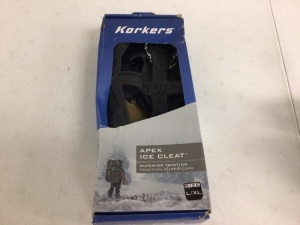 Korkers Ice Cleat, L/XL, E-Commerce Return, Sold as is