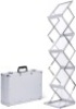 Light Weight&nbsp;Aluminum Foldable Literature Holder for Trade Show, Carrying Case Included - Appears New&nbsp;