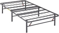 Amazon Basics Foldable&nbsp;14" Black Metal Platform Bed Frame with Tool-Free Assembly, Twin&nbsp;