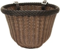 Lot of (3) Colorbasket Front Handlebar Bike Baskets, Brown with Black Trim - Appear New&nbsp;