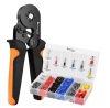 NEWHOUSE ELECTRIC Ferrule Crimping Tool Kit with Wire Crimper Tool, Wire Ferrule Container, and 1,200 Electrical Wire Connectors
