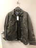 Polo Ralph Lauren Mens Washed Leather Shirt Jacket L, Appears New, Sold as is