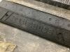 Lot of (2) Tireboss Rubber Parking Wheel Stop 6' - 4
