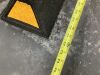 Lot of (2) Tireboss Rubber Parking Wheel Stop 6' - 6