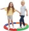 Special Supplies Balance Circle Beams Stepping Stones for Kids, 8 Pc. Set, Non-Slip Textured Surface and Slip Resistant Floor Rubber Edges. NEW
