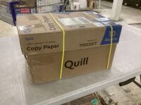Quill 8.5" x 11" Copy Paper 20lb 92 Brightness, 5000 Sheets