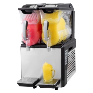 VEVOR Commercial Slush Frozen Drink Machine Juice Dispenser 2 Tanks