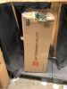 Pre-Lit Partially Flocked Pencil Christmas Tree w/ Pine Cones, Metal Stand - 3