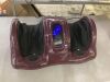 Therapeutic Foot Massager w/ High Intensity Rollers, Remote, 3 Modes